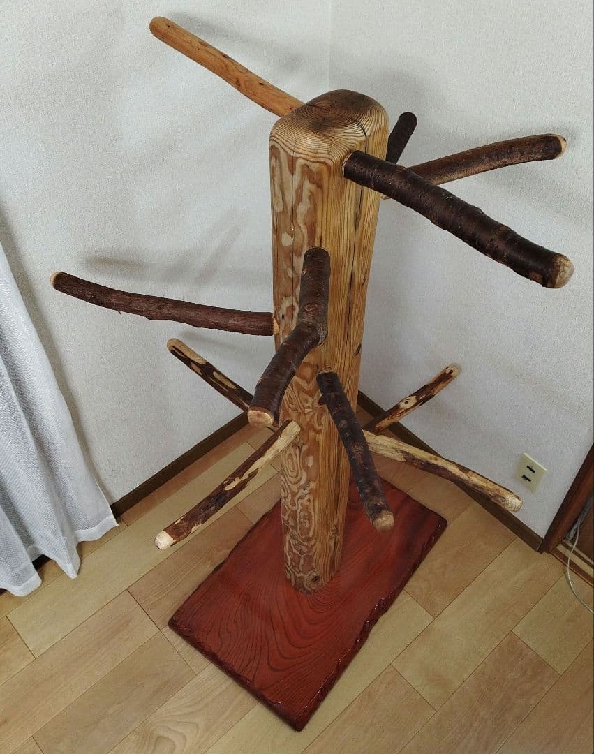 【大型鳥用】どっしり♬螺旋状オウムスタンド