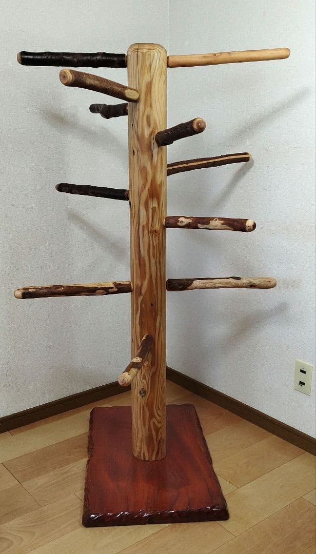 【大型鳥用】どっしり♬螺旋状オウムスタンド