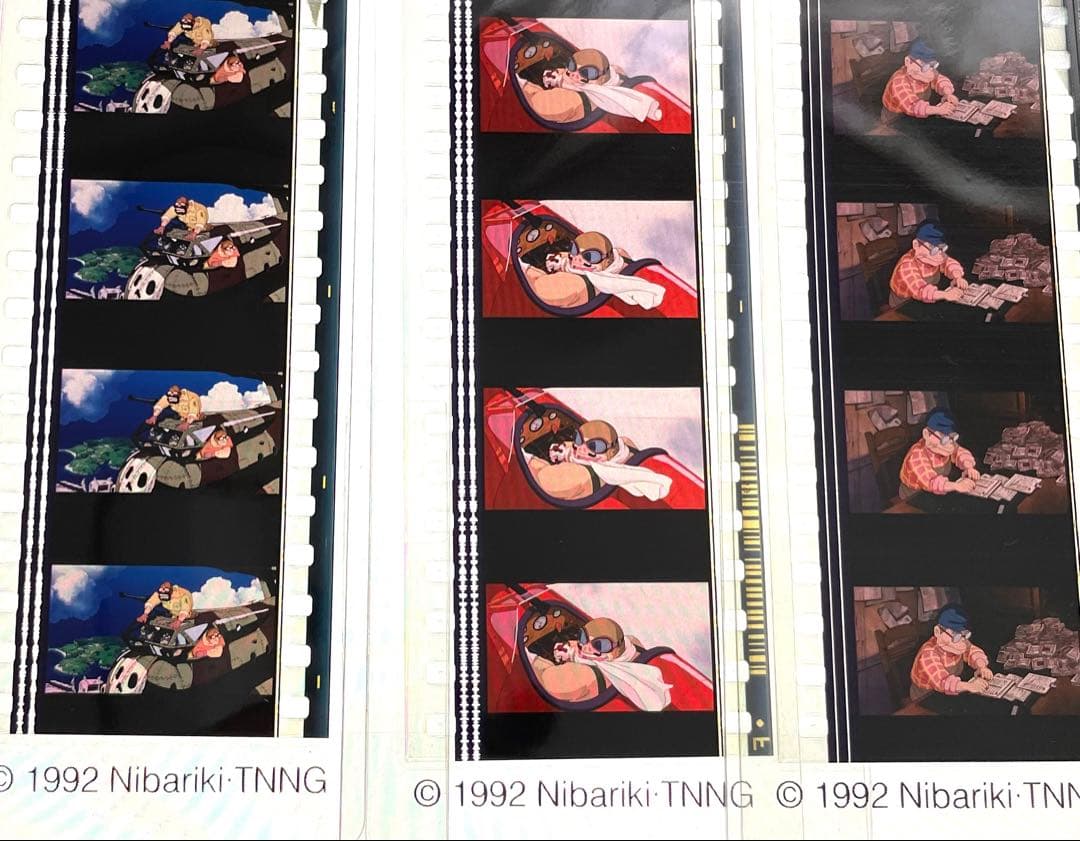 三鷹の森ジブリ美術館　フィルムブックマーカー　紅の豚