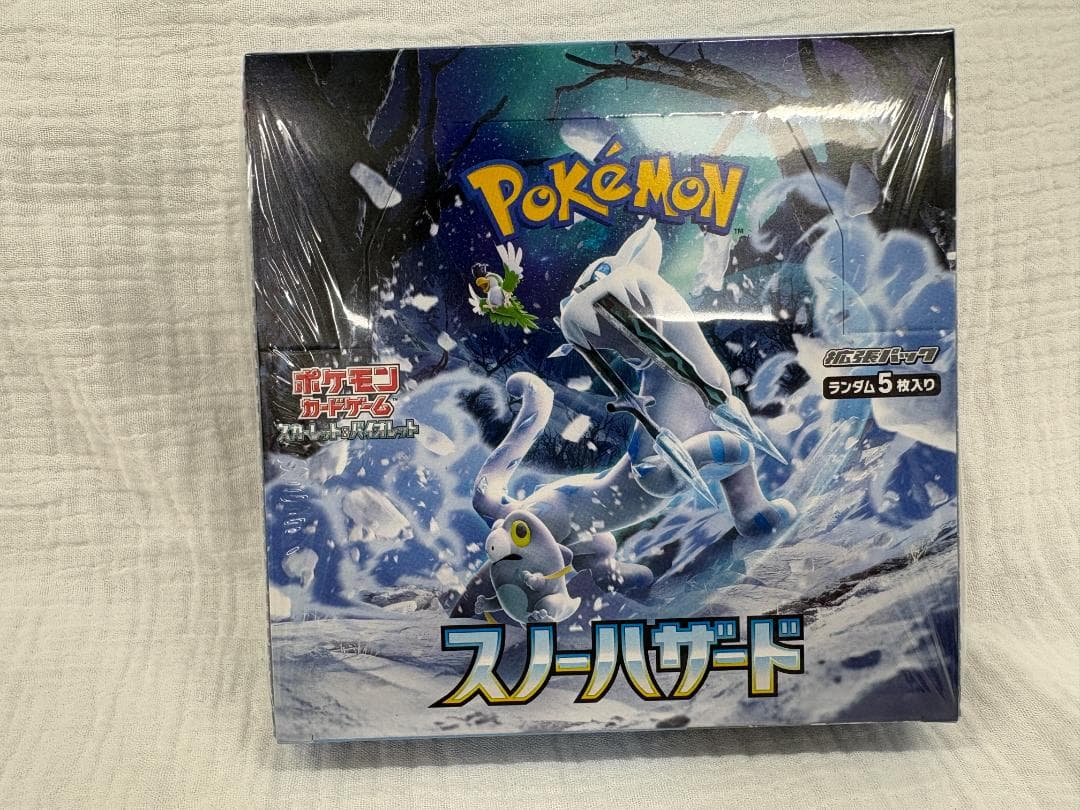 ポケカ未開封 スノーハザードBOX＋MEGA12P