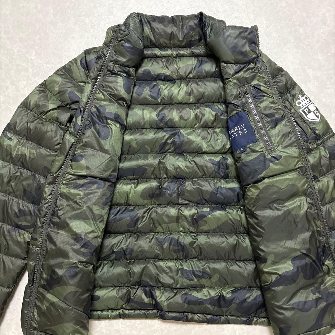 パーリーゲイツ★PERTEX®★カモフラ柄★ダウンジャケット【レディース 0（S