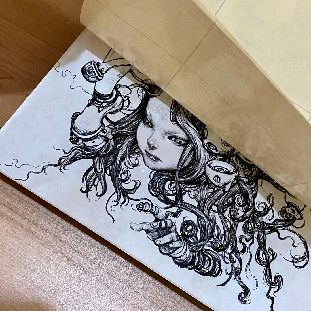 寺田克也 限定5枚 直筆サイン入り アクリルフォトフレーム