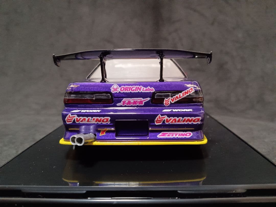 1/24 ニッサン S13 シルビア ドリフト プラモデル 完成品 ケース付