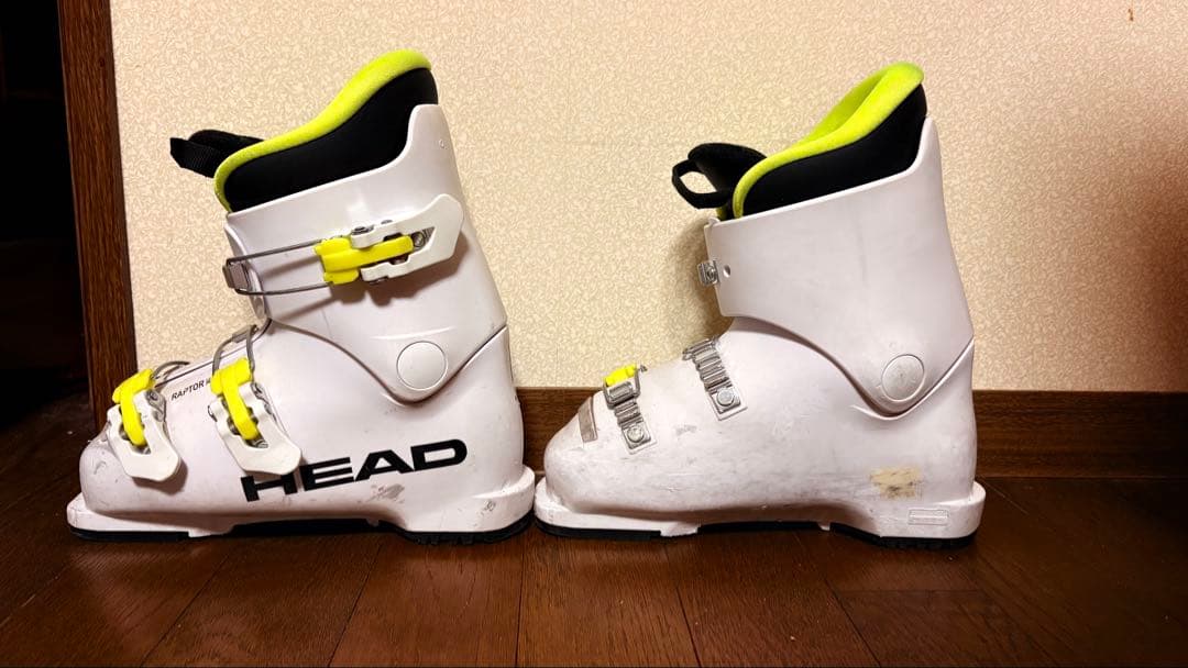 HEAD 子ども用スキー靴、板、ストックセット