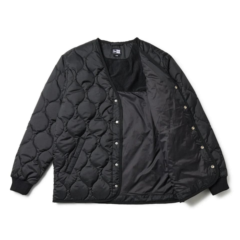 NEWERA GOLF キルティング　ジャケット ブラック　XLサイズ