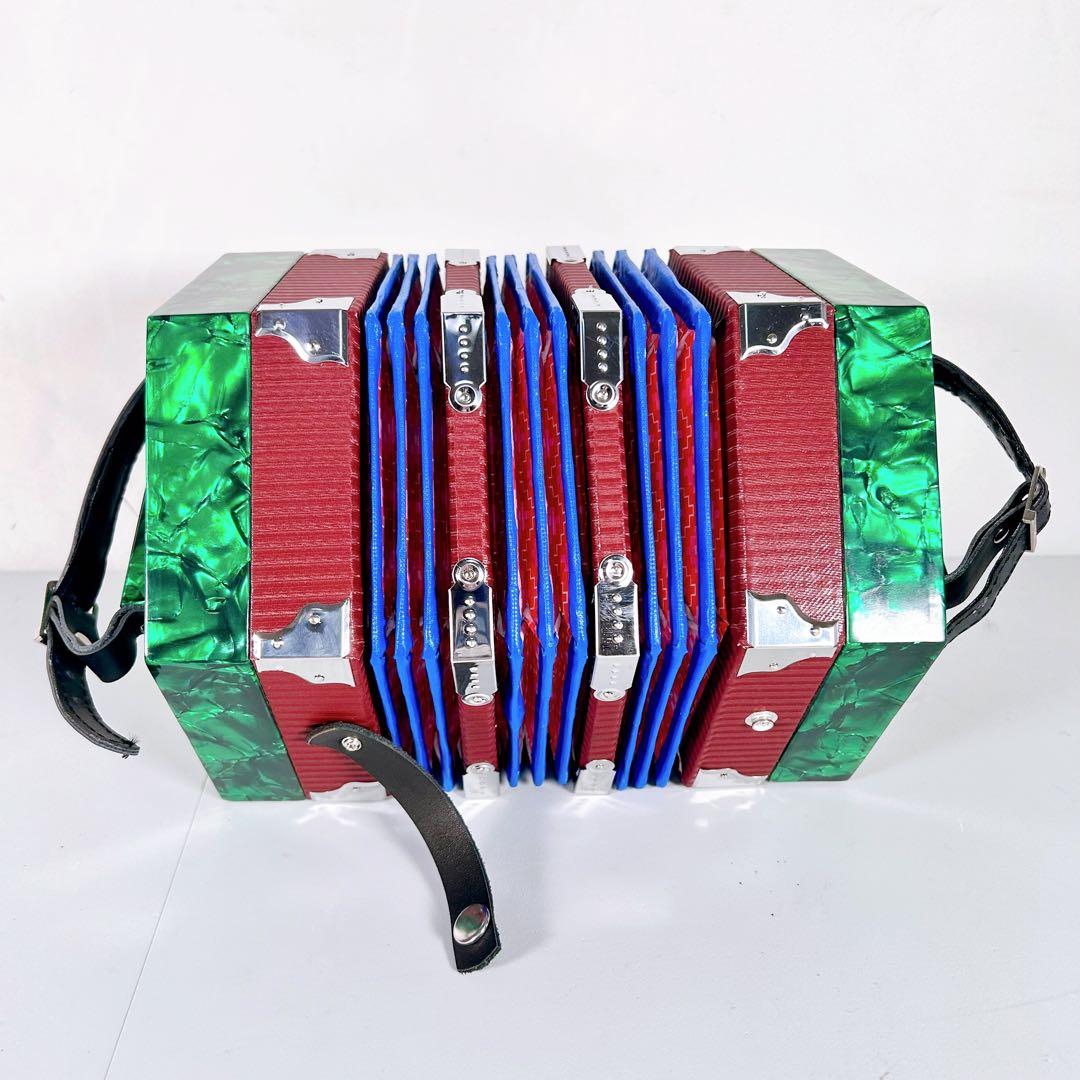 【動作美品】コンサーティーナ　20ボタン　アコーディオン