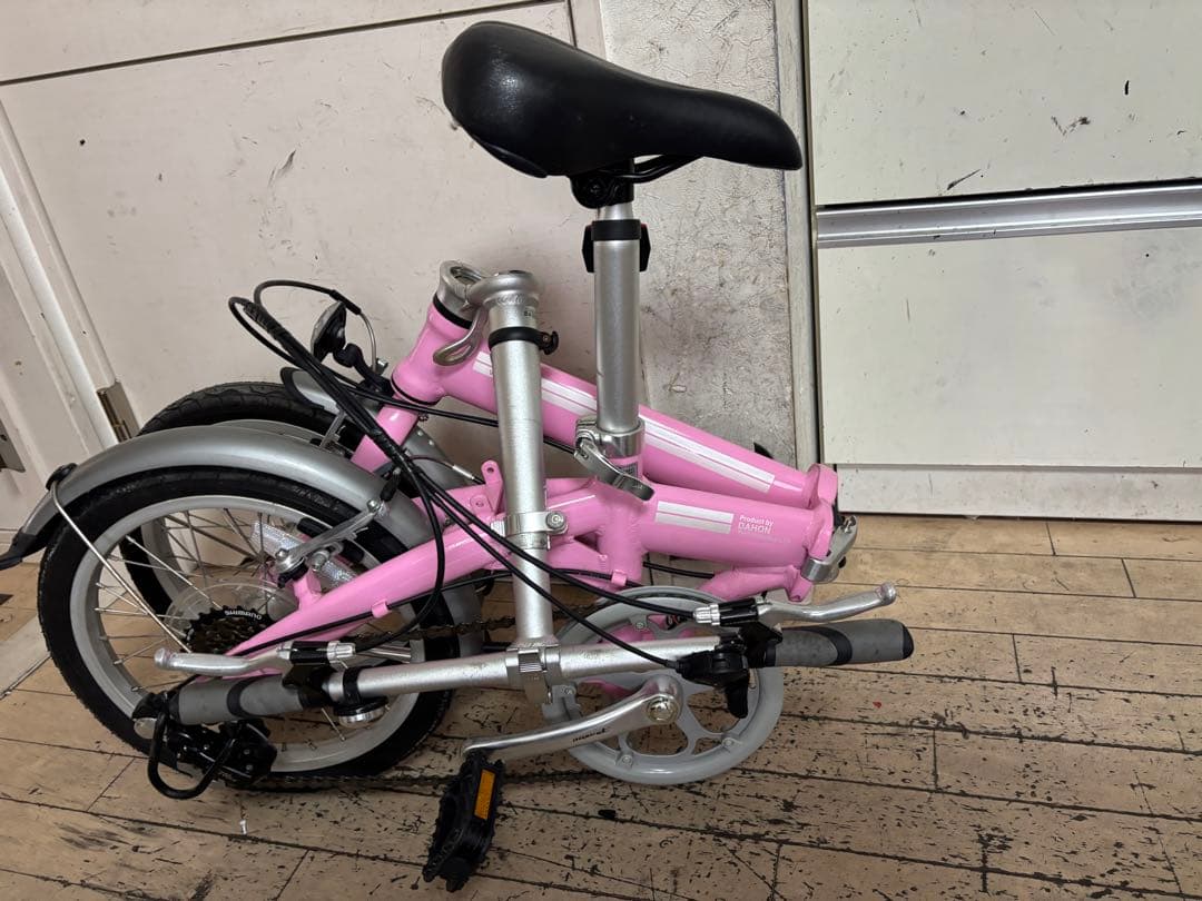 DAHON DAL166 折りたたみ自転車 ピンク　ミニベロ