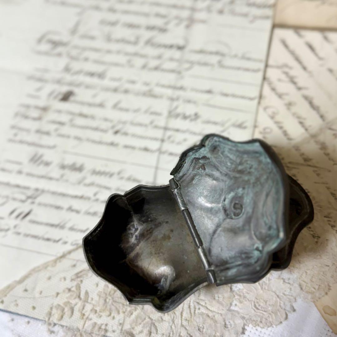 18世紀　アンティーク　ダブルスパイスボックス　アール・ヌーヴォー　蚤の市