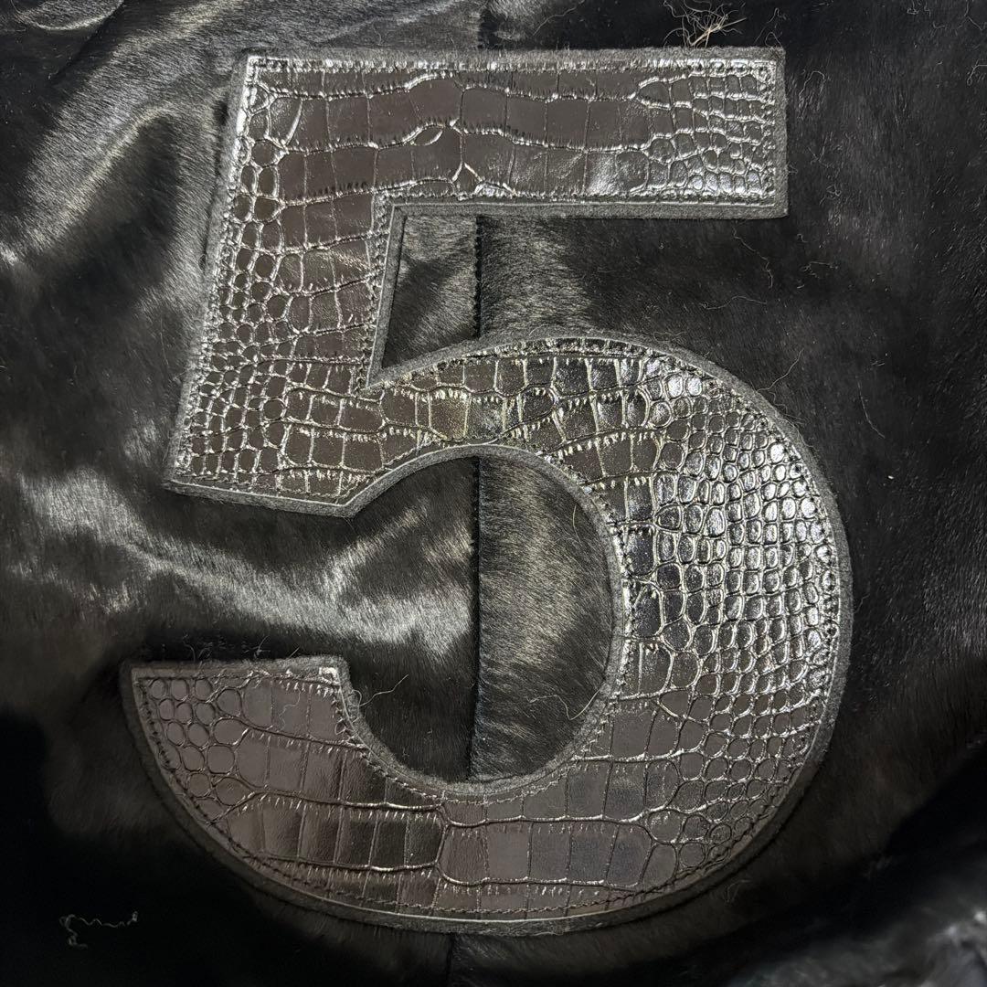 muta ムータ　No5 ハンドバッグ ゴルフバッグ ハラコ　クロコ 美品