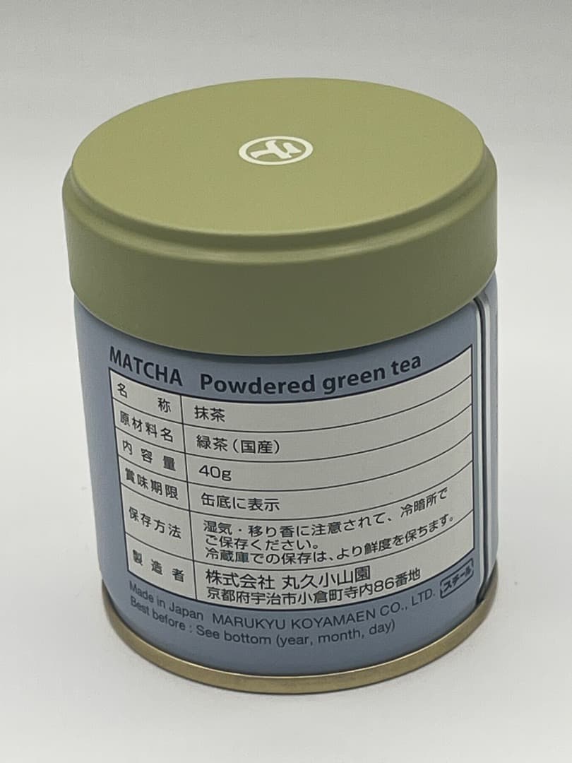 宇治 丸久小山園 抹茶 天授 (TENJU) 40g 1缶