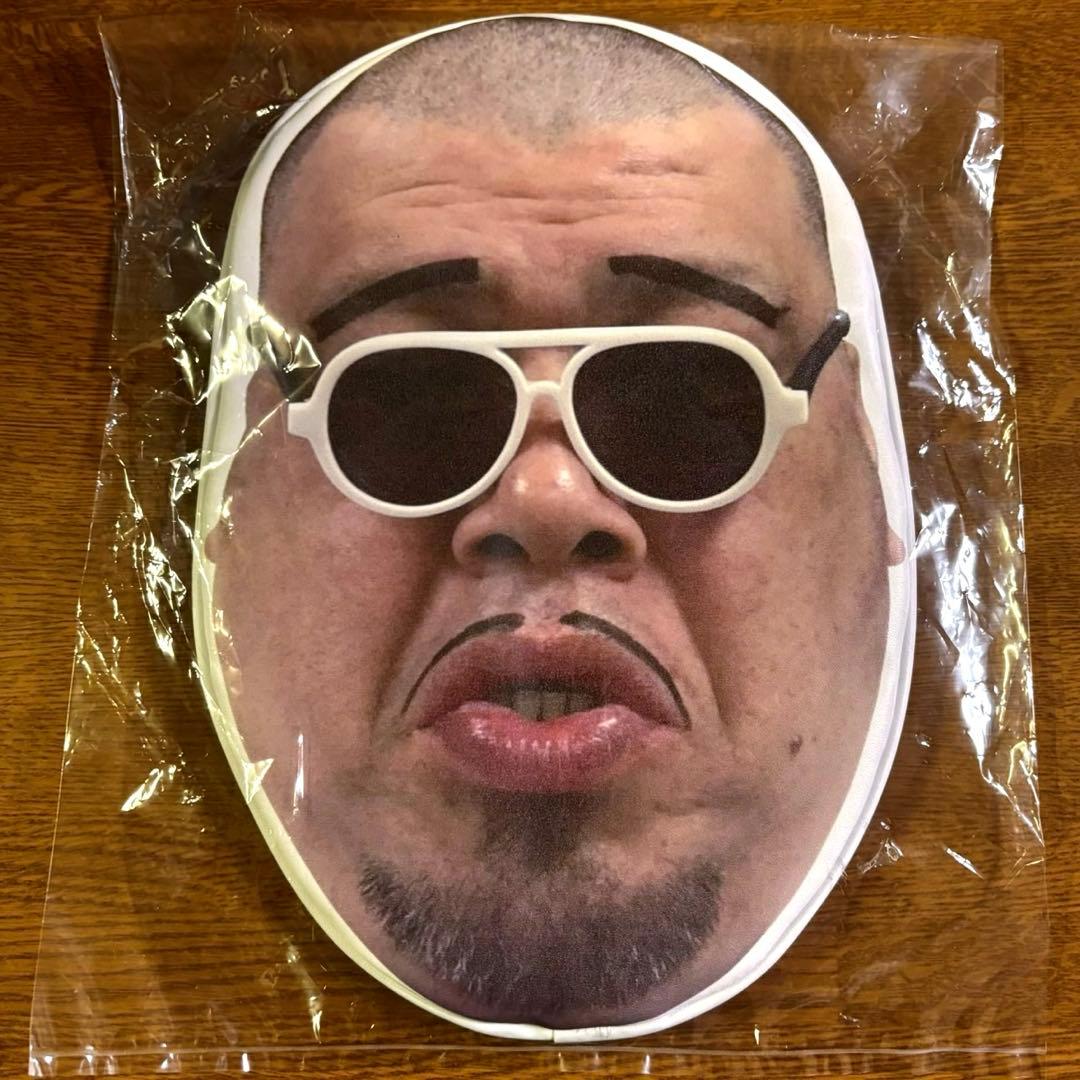 超くっきーランド 限定 くっきー！フェイスポーチ 実写 野性爆弾 レア公式グッズ