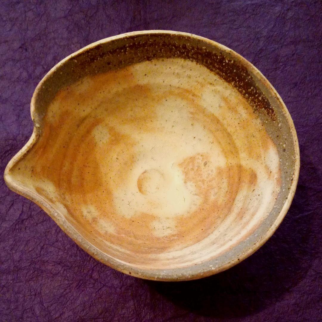 信楽焼　登窯粉引桜色片口中鉢5客揃い