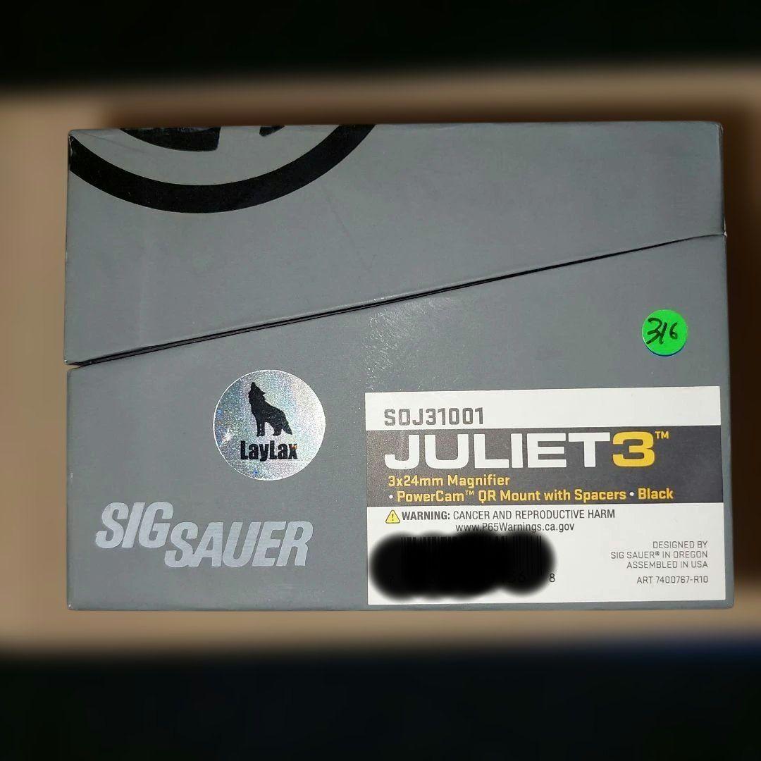 実物 シグ SIG SAUER JULIET3 マグニファイア (3X24MM)