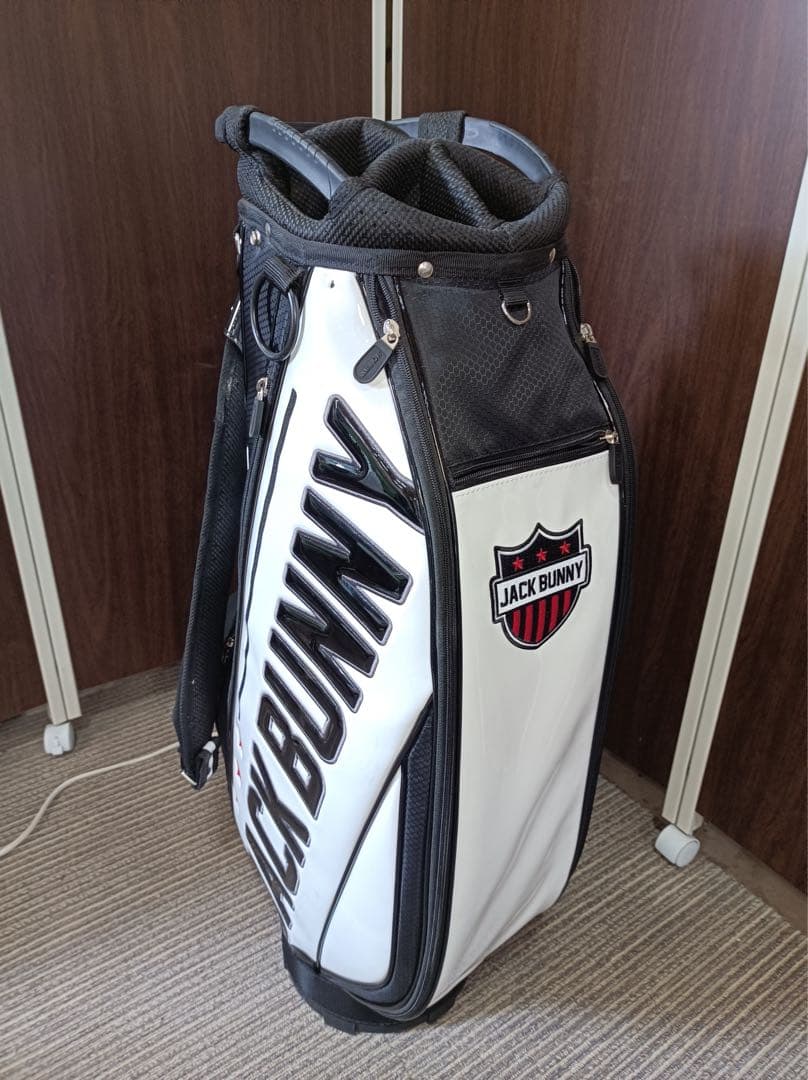 [F1879] JACK BUNNY キャディバッグ※欠損部分あり