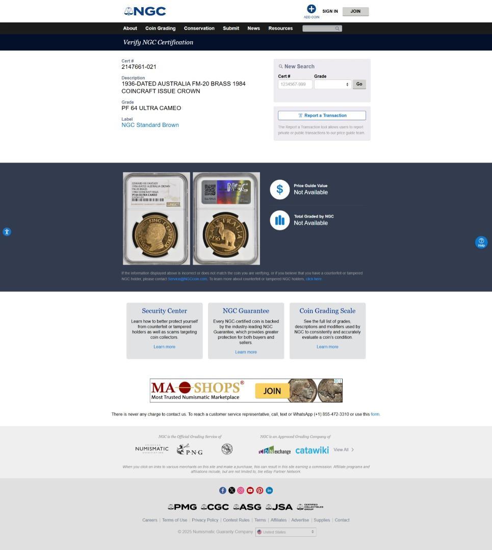 NGC-PF67 64 ウルトラカメオ　豪州　ファンタジークラウン　２枚セット