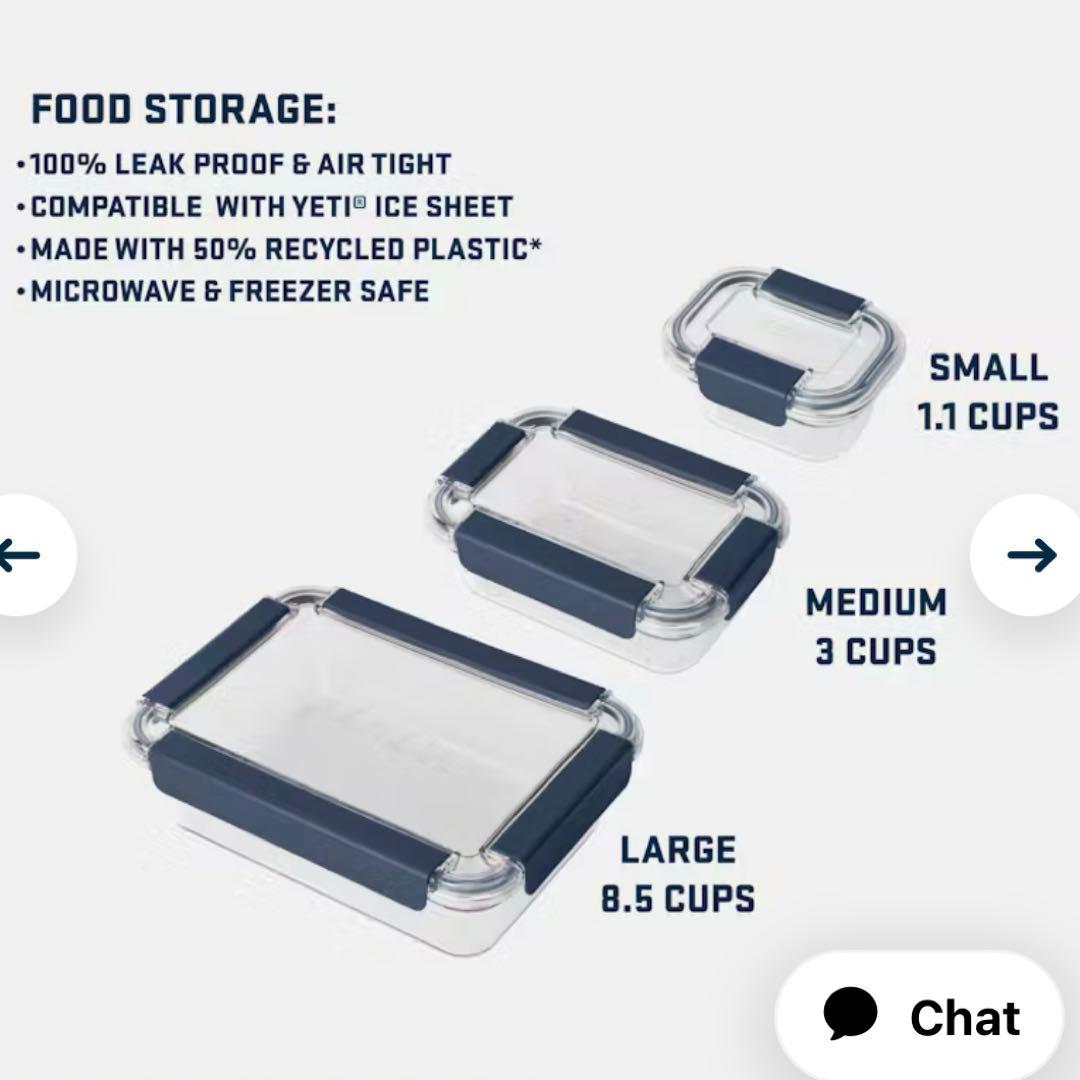 YETI FOOD STORAGE イエティ フードストレージ 3個セット