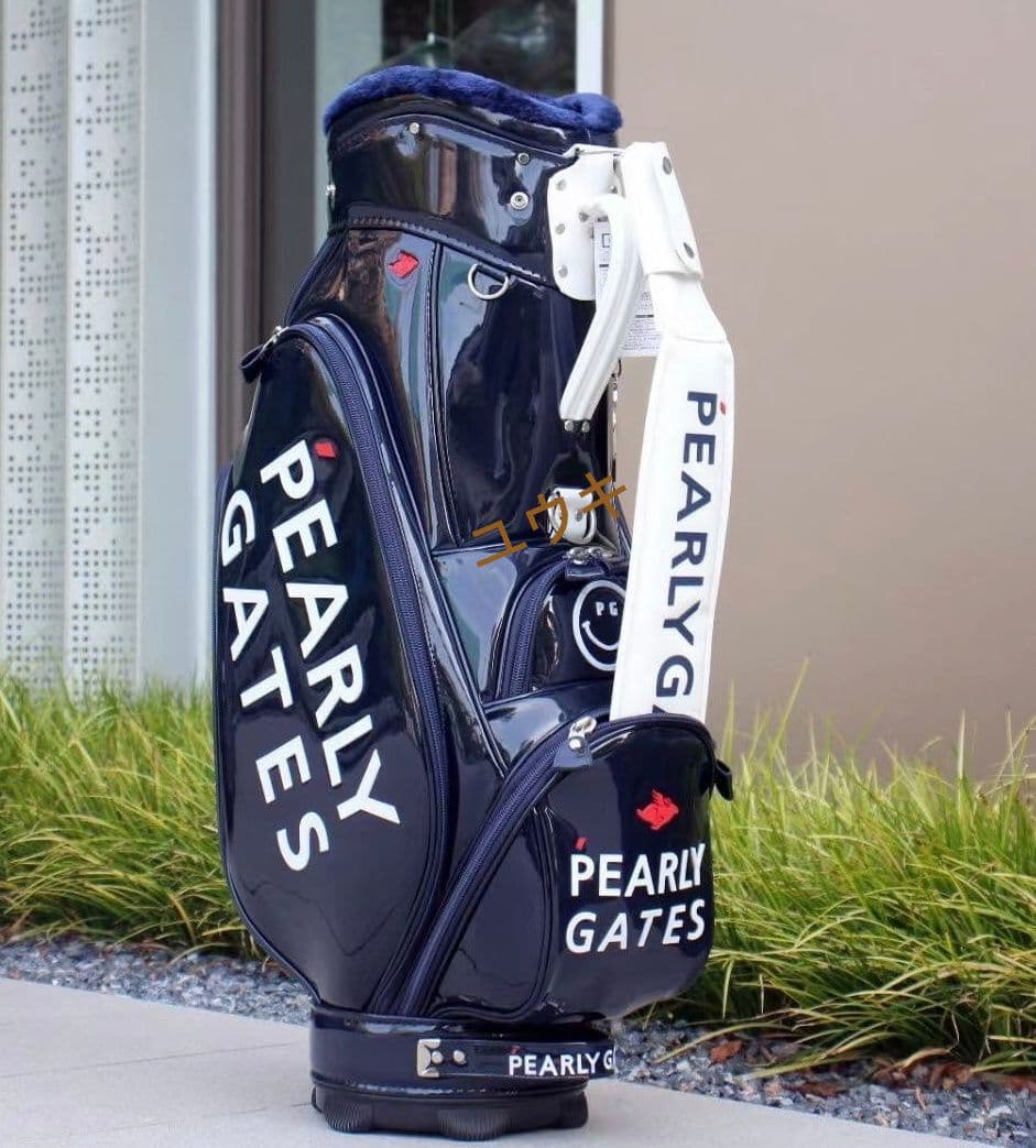 PEARLY GATES エナメル キャディバッグ