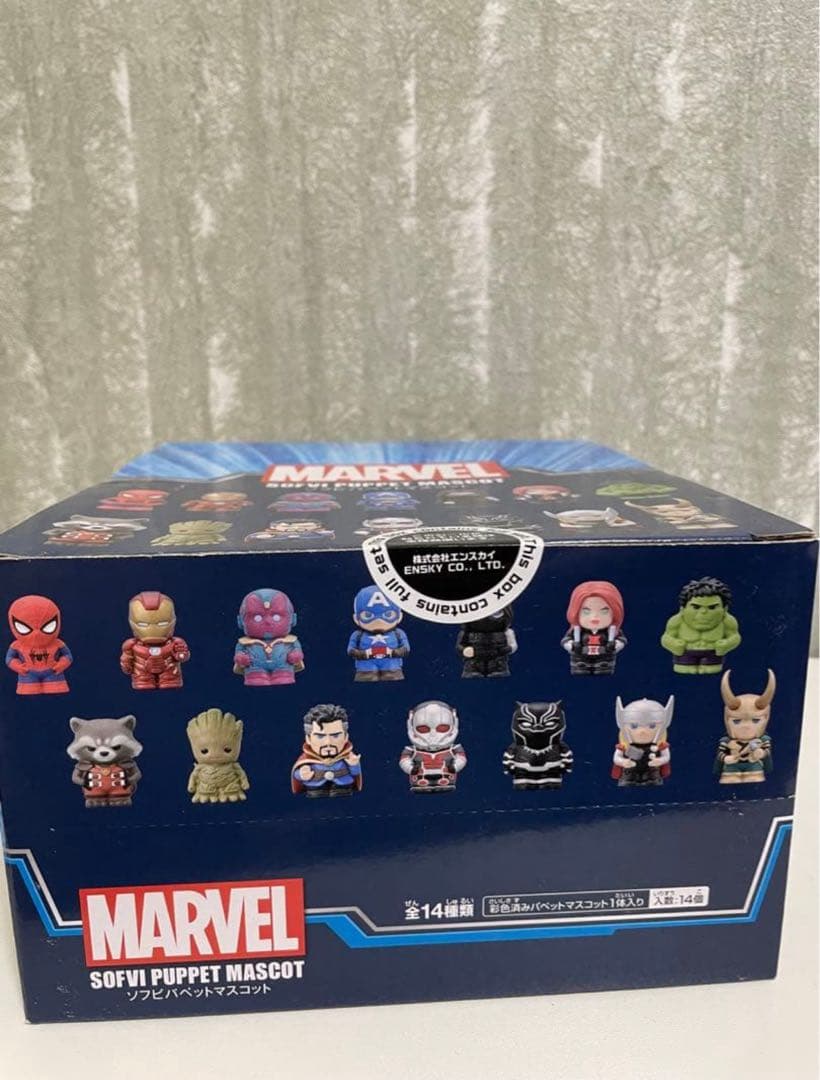 エンスカイ　MARVEL SOFTVI PUPPET MASCOT 全14種