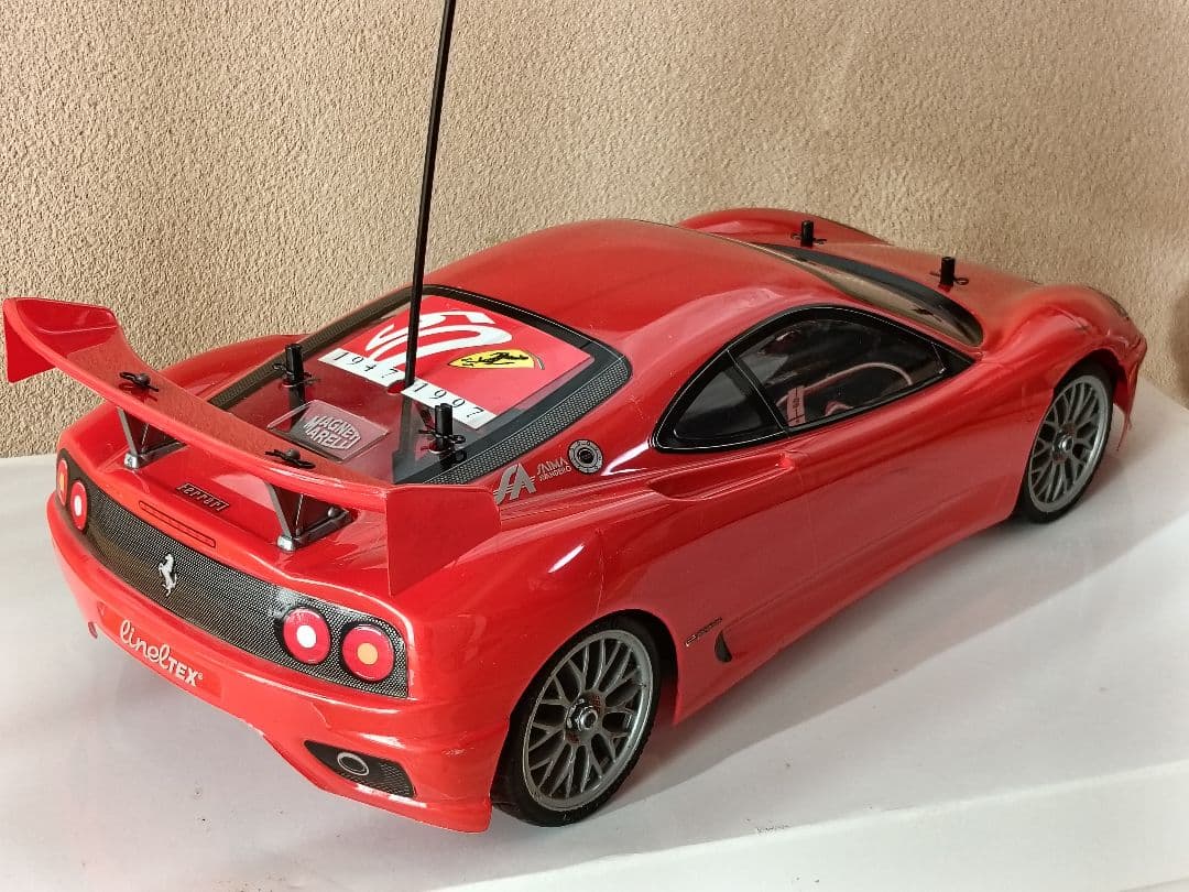 タミヤRC TA04-Sシャーシ　フタバ2chプロポ・ボディ・HPIモーター付き