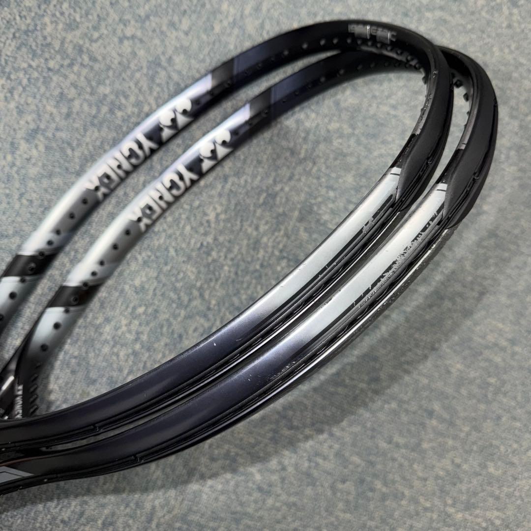 E ZONE 100 ブラック×グレー G2 2本マッチペア 中古品