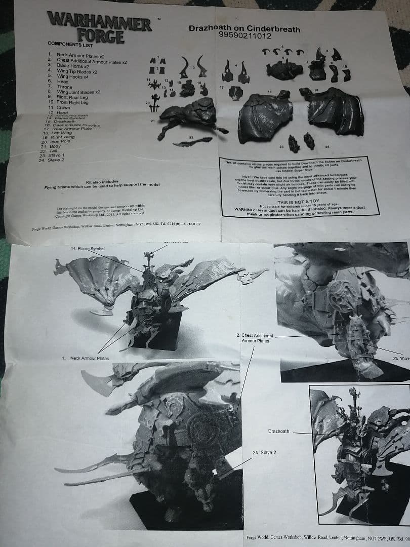 ウォーハンマー drazhoath the ashen