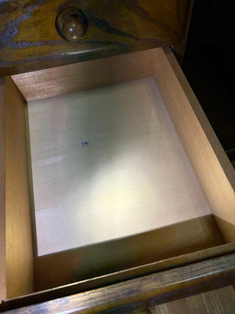 英国調 ステンドグラス キャビネット 三越ブルージュ風 アンティーク