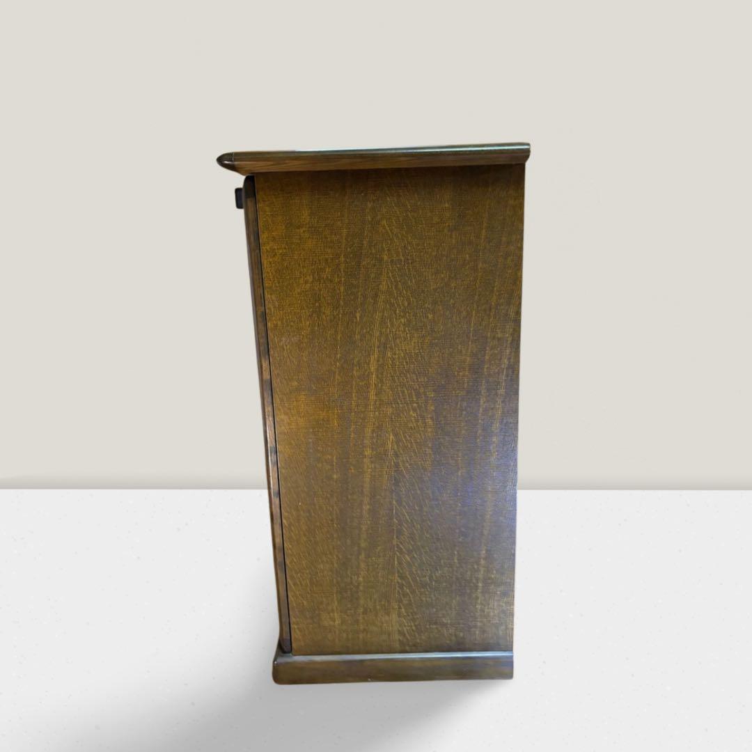 英国調 ステンドグラス キャビネット 三越ブルージュ風 アンティーク