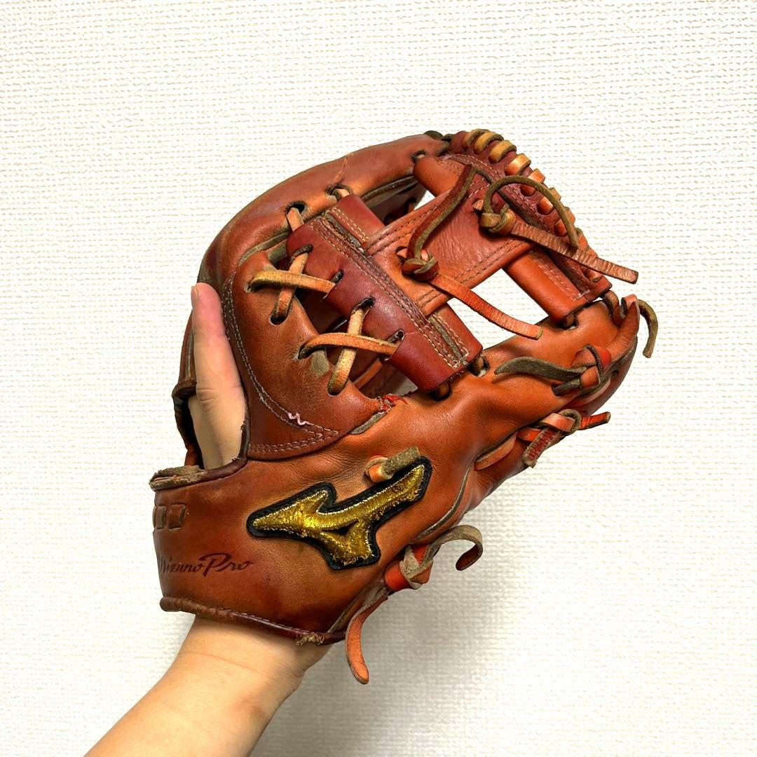 945 ミズノプロ キップレザー ハガジャパン 硬式 内野手用グローブ