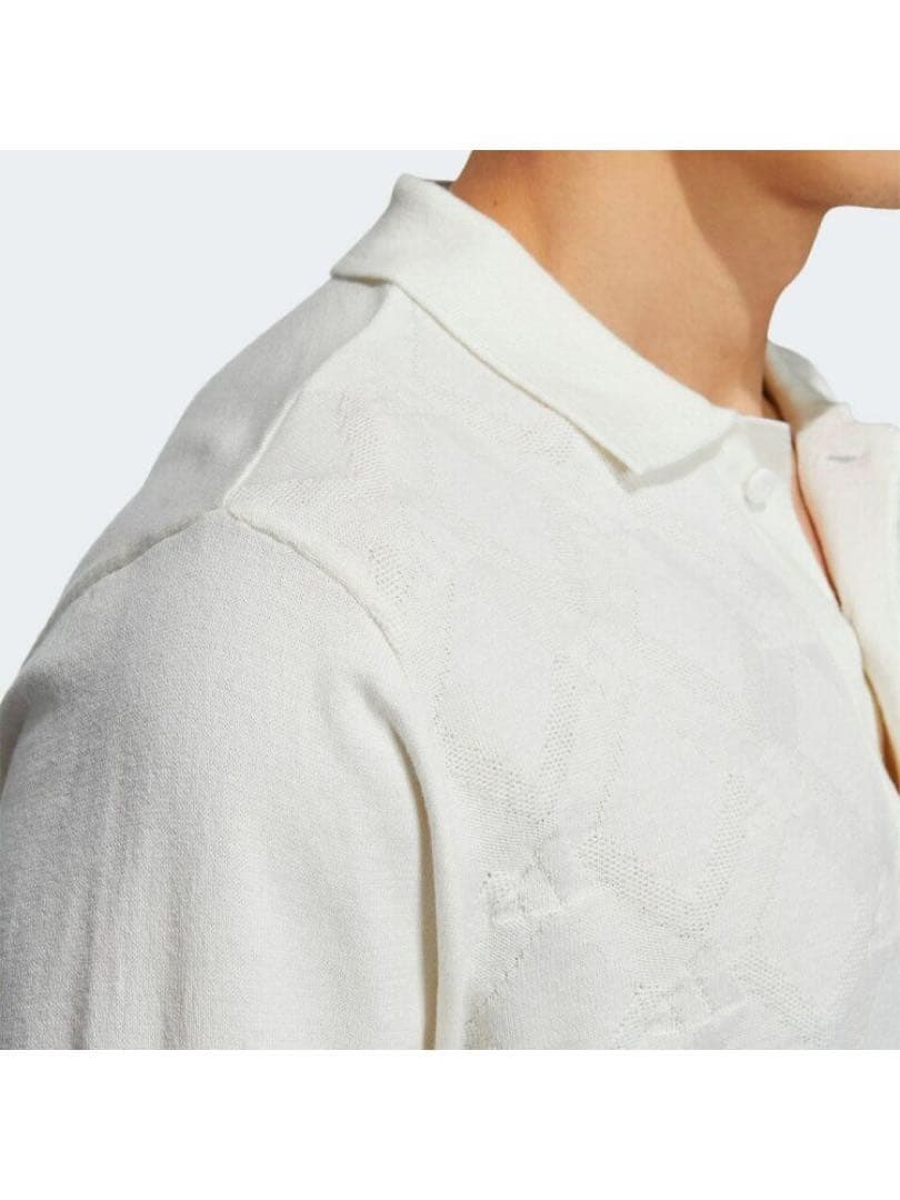 送料無料 新品 adidas GOLF アーガイル柄セーター ポロ 2XL WT