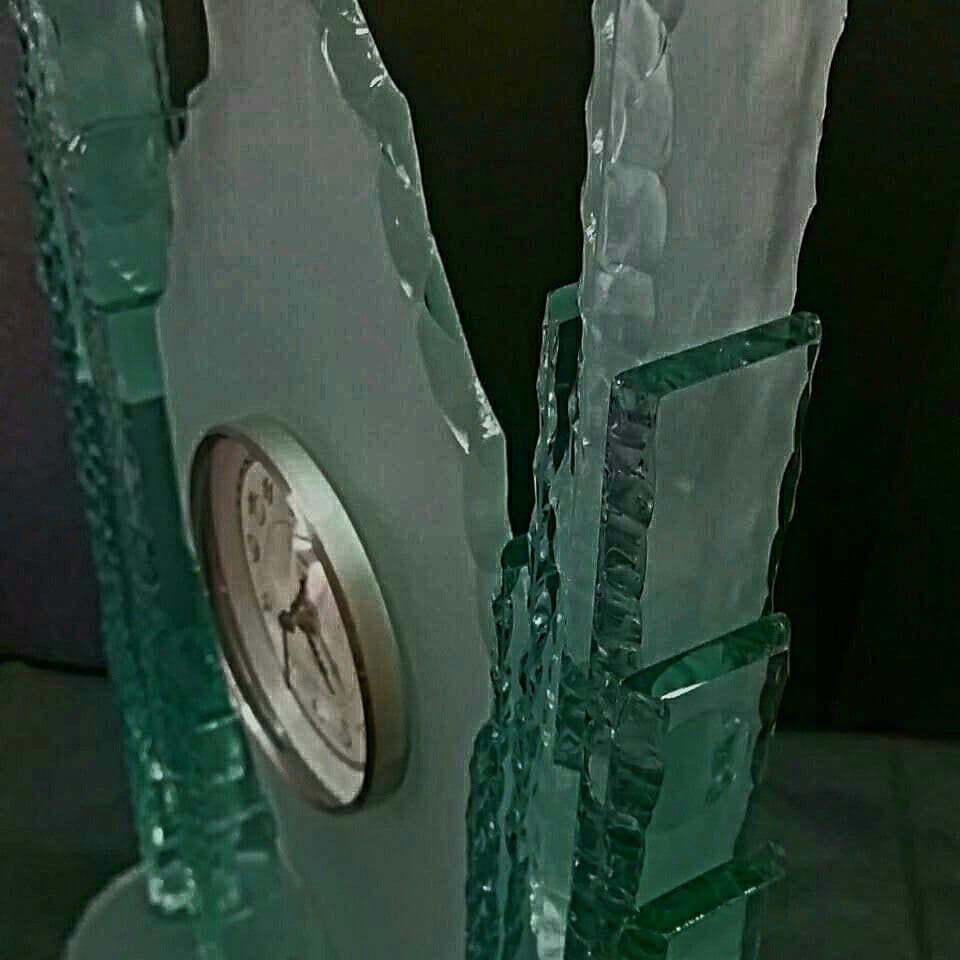 MURANO ムラノ ガラス 氷山 モチーフ 振り子時計 ベネチアン ムラーノ