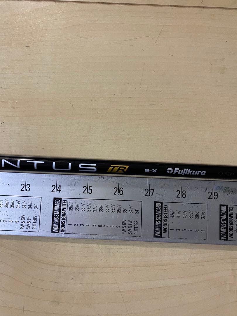 564 フジクラ　ベンタスブラックTR 6X ピンスリーブ付　ドライバー用