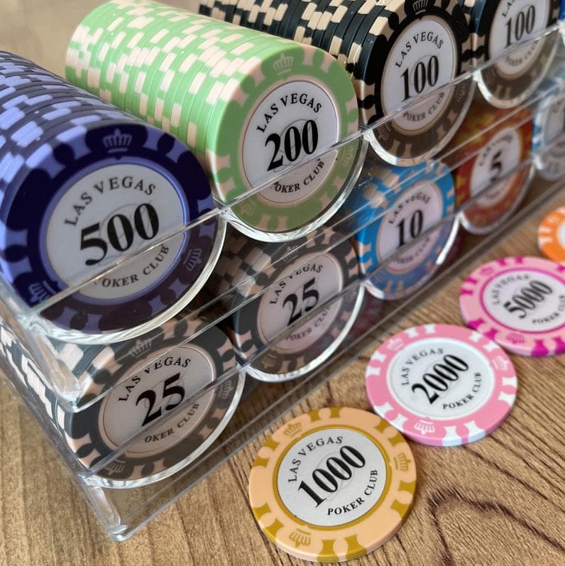 【早い者勝ち】新品 300枚 セット ポーカーチップ カジノチップ ラスベガス