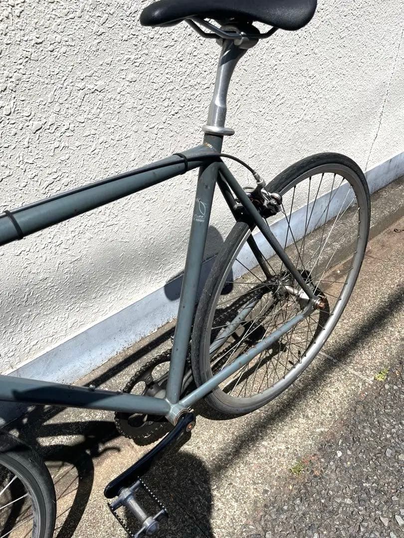 FUJI フジ TRACK トラック クロモリ グレー シングルスピード ピスト