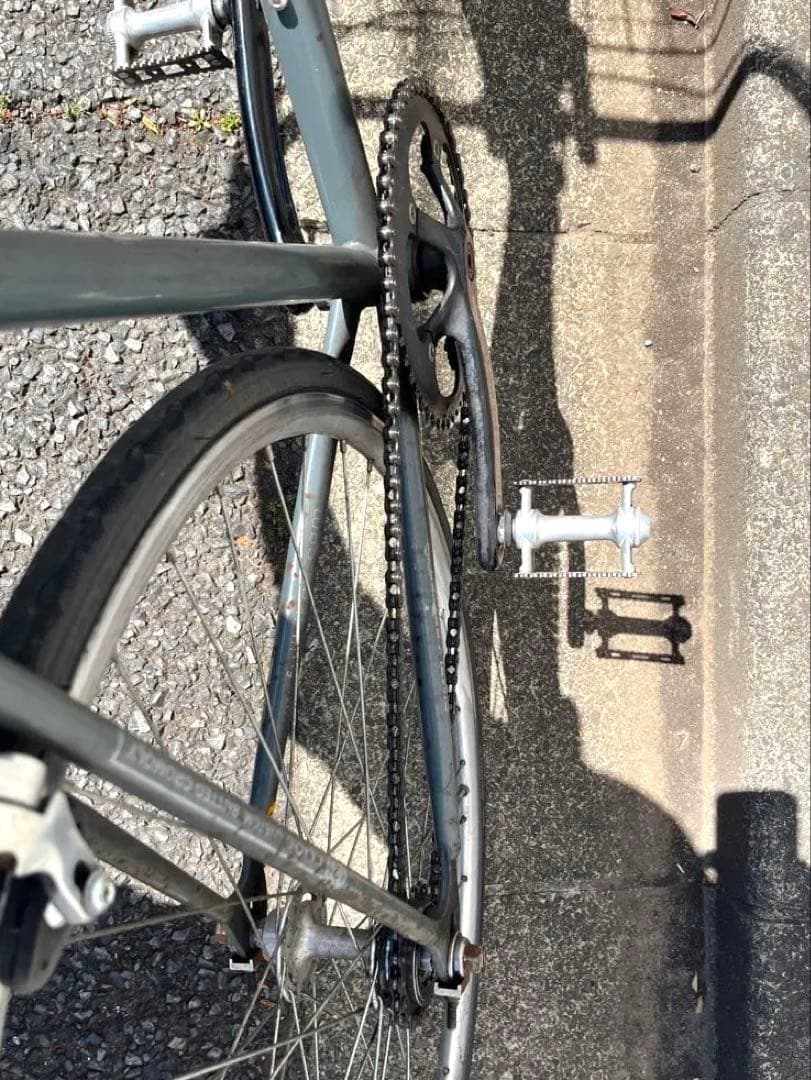 FUJI フジ TRACK トラック クロモリ グレー シングルスピード ピスト