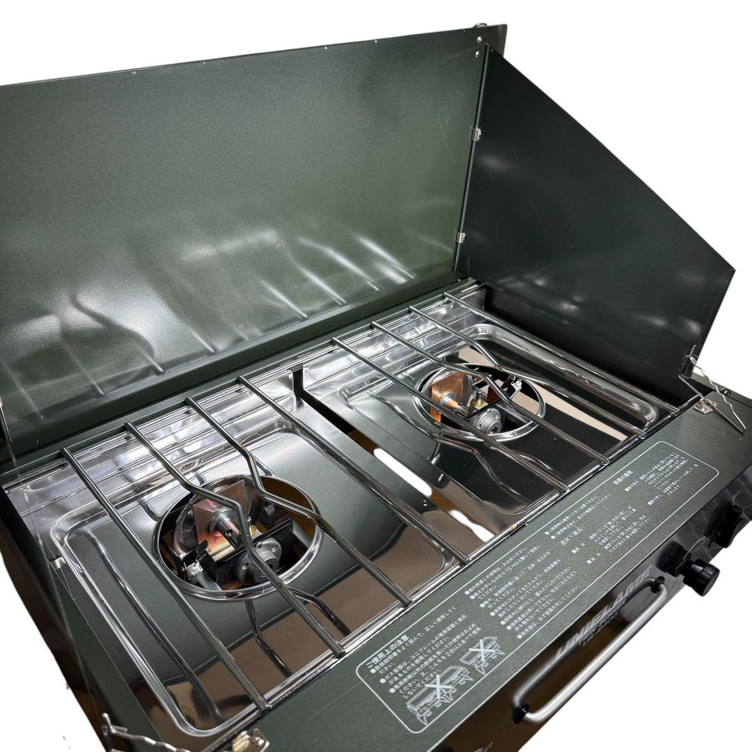 【美品】UNIFLAME ユニフレームUS-2400 TWIN BURNER