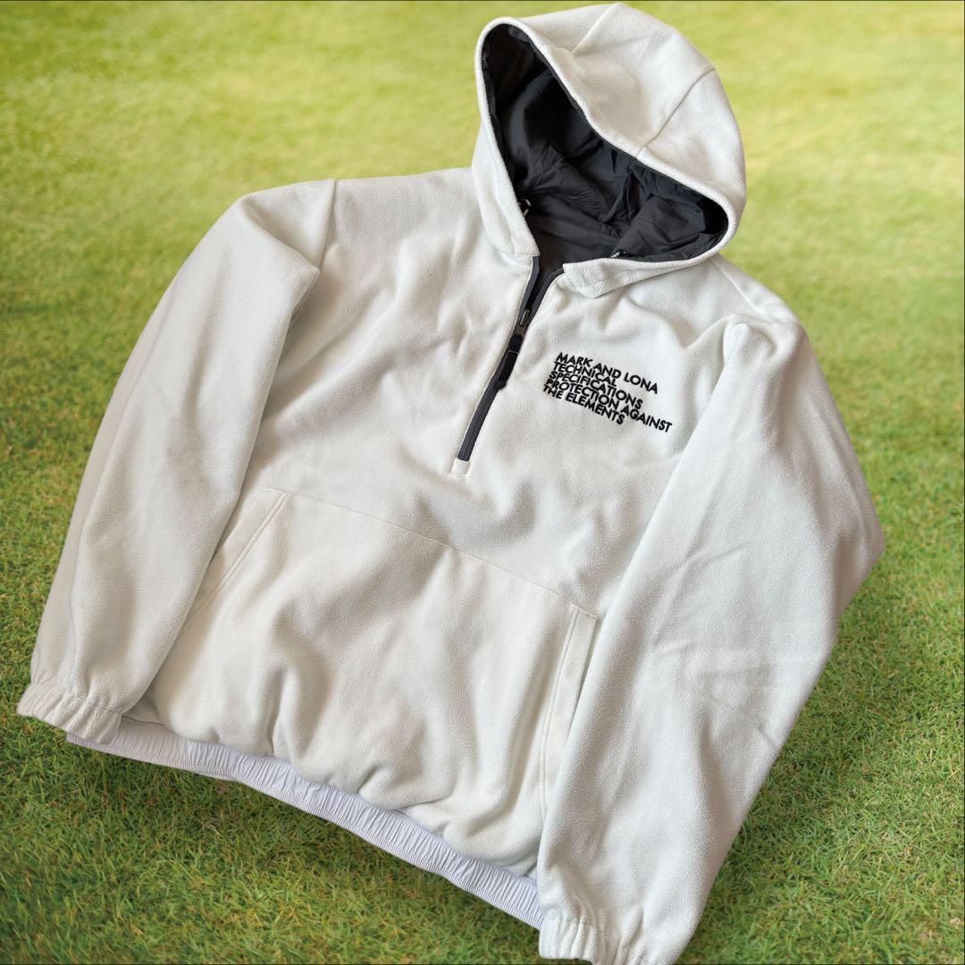 現行タグ　マークアンドロナ　ジャケット　リバーシブル　XL〜XXL ブルゾン　白