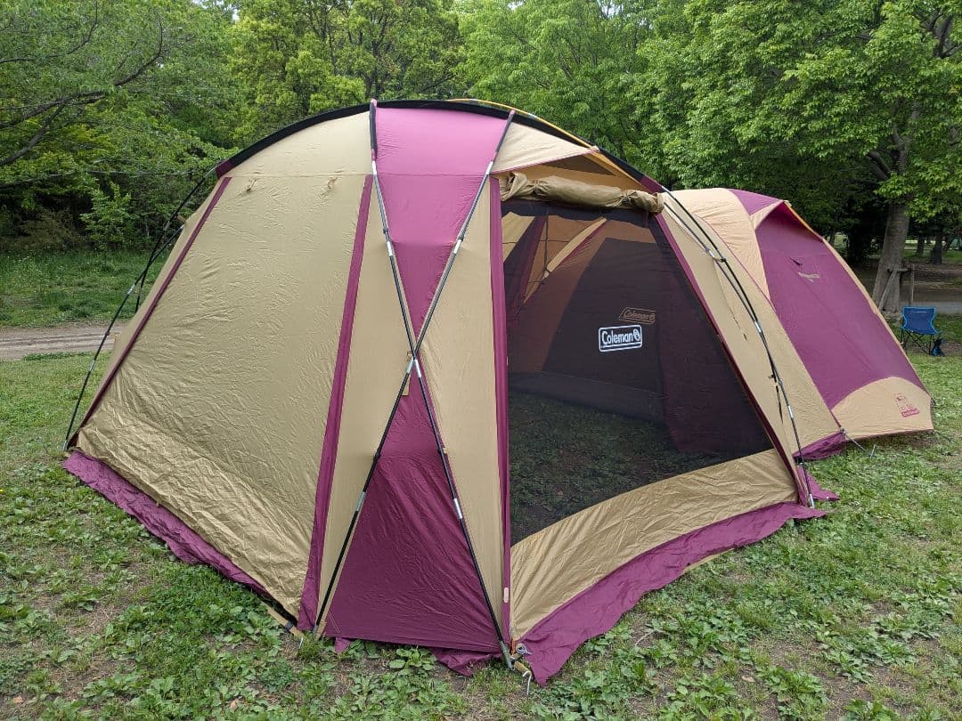 コールマン　タフワイドドームⅣ300&ドームスクリーンタープ380 バーガンディ