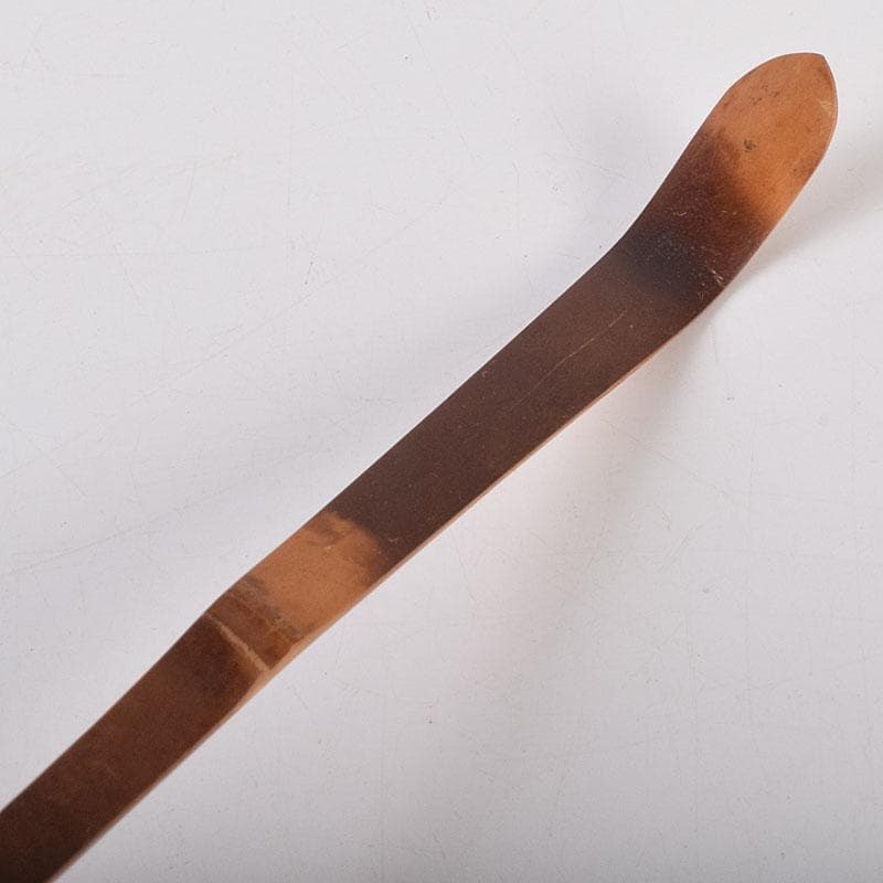 茶道具　指物師　稲垣信斎作　茶杓　銘「清友」　共箱　V　8640