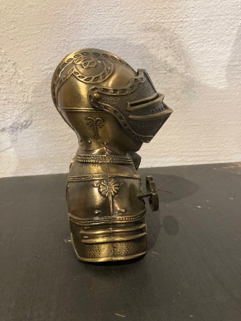 アルマニャック　ボトルカバー　部品外れ有　甲冑　金属製