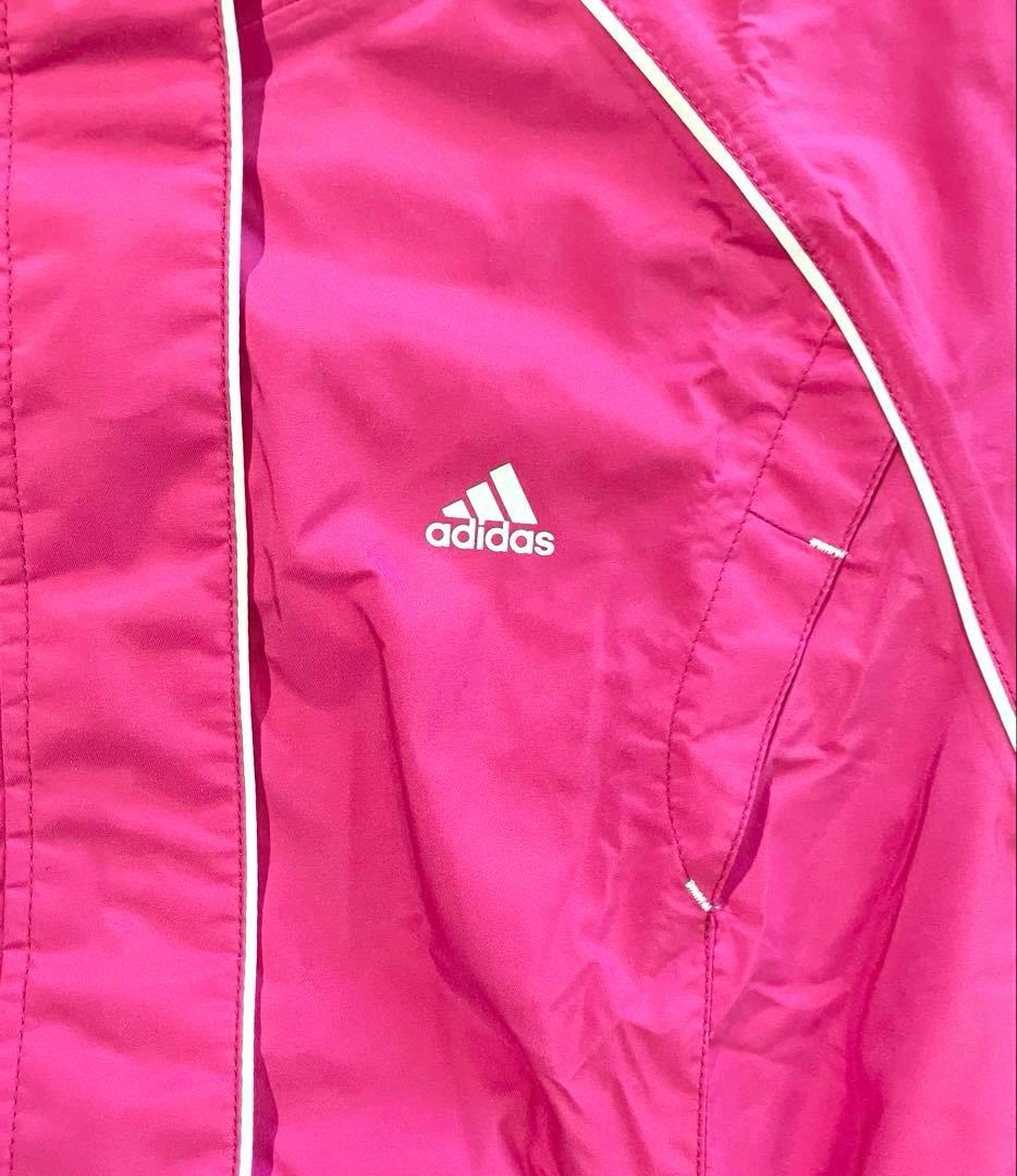 最終値下げ 新品 未使用 ピンク レディース M レインウェア アディダス 桃色