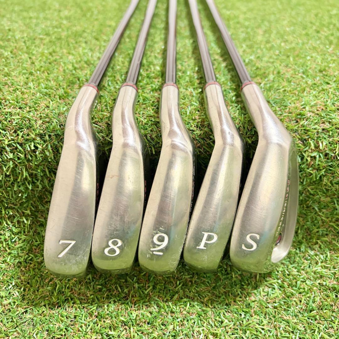 プロギア　TR-X 505 プレミアムレッド　レディース　アイアンセット　5本