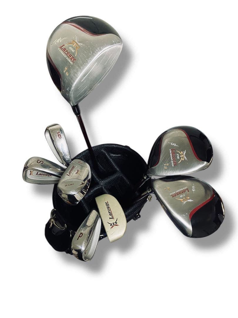 Larouge レディース ゴルフ クラブ 8本 セット 右 キャディ バック