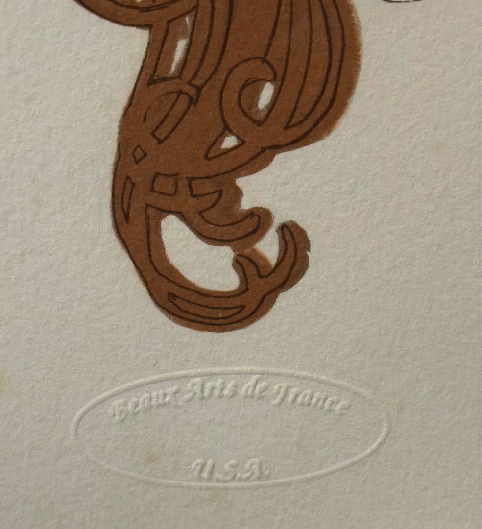 値下！アルフォンス・ミュシャ限定リトグラフ 代表作 ビザンチンヘッドブルネット