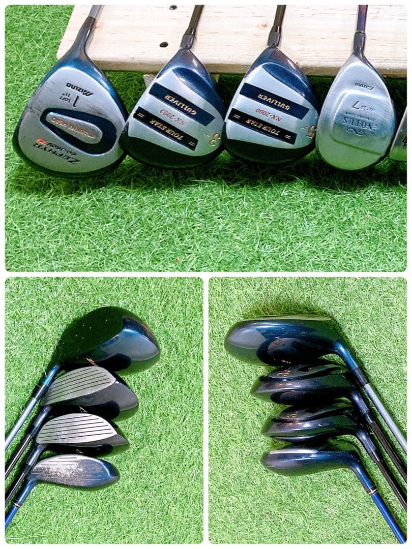 M1 ミズノ　初心者オススメ　ゴルフ　クラブセット　メンズ　13本