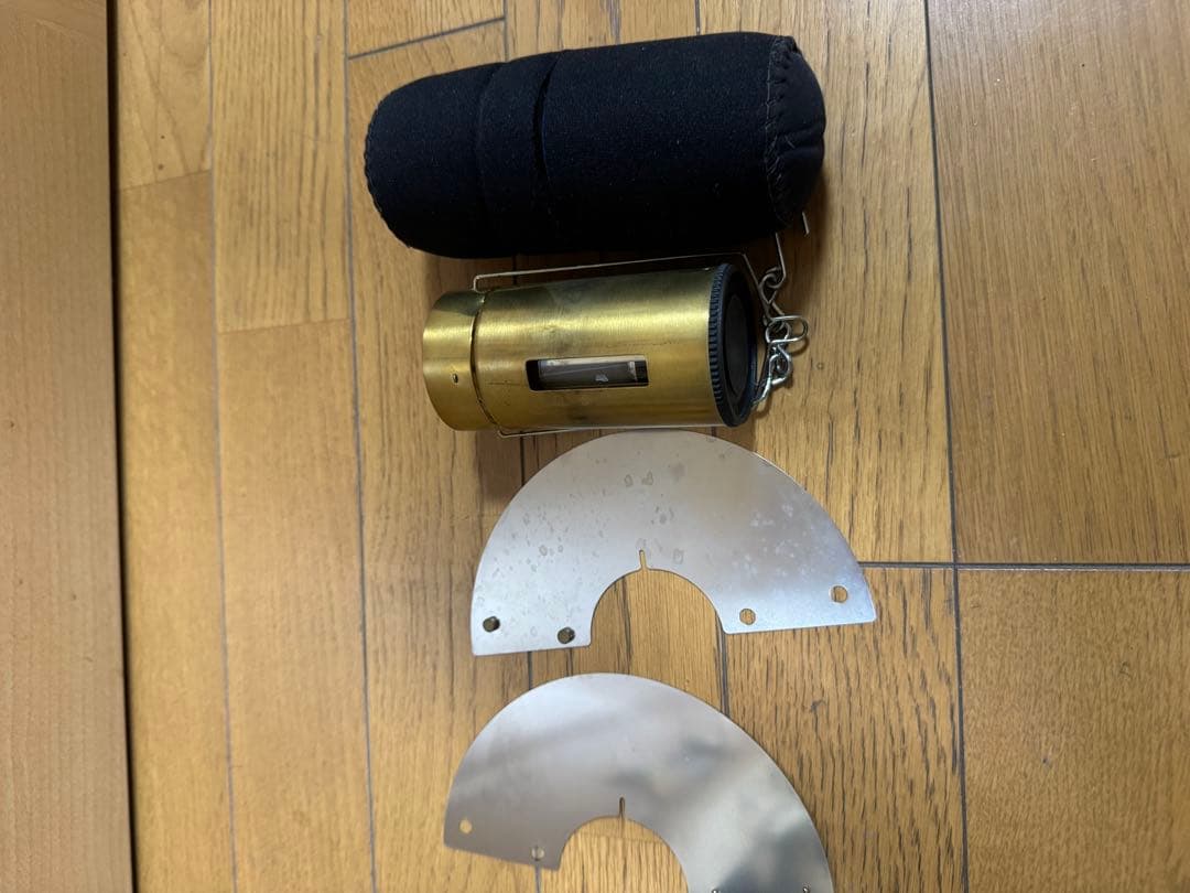 UCO 旧ロゴ キャンドルランタン（ブラス） ケース、リフレクター