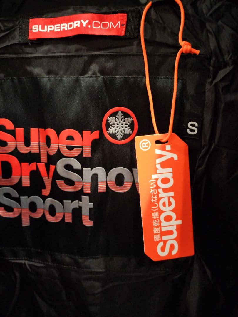 【タグ付新品】SuperdryスキーダウンパファージャケットM