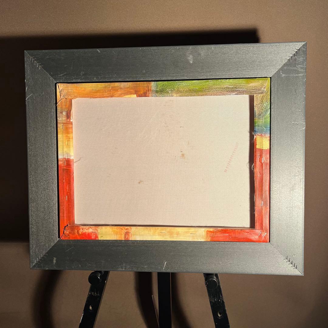 手描き油絵 抽象画 ウォールアート 額付 絵画 インテリア 油彩画