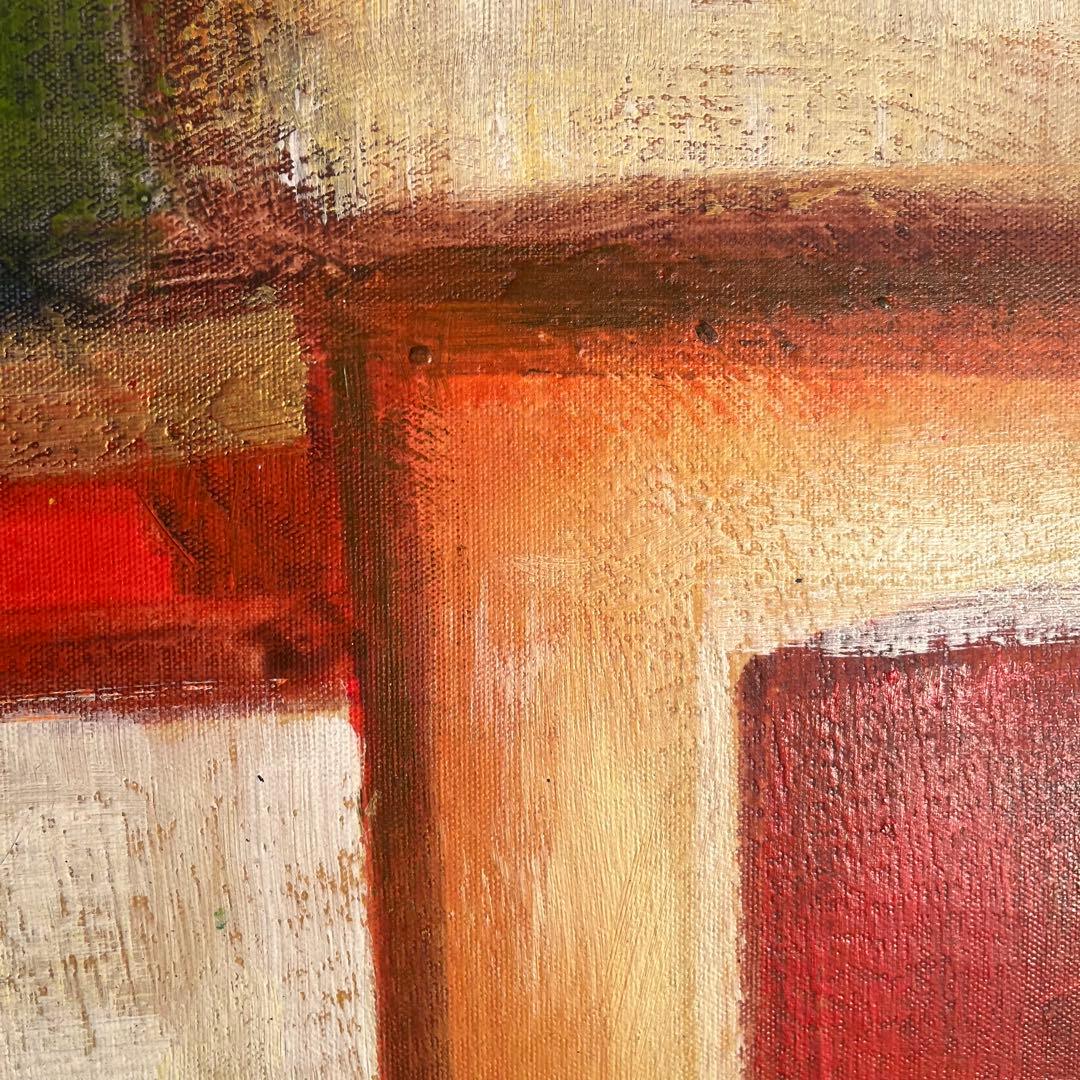 手描き油絵 抽象画 ウォールアート 額付 絵画 インテリア 油彩画