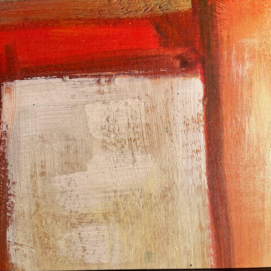 手描き油絵 抽象画 ウォールアート 額付 絵画 インテリア 油彩画