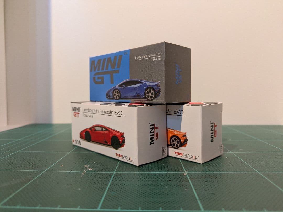 MINIGT ランボルギーニ ウラカン EVO セット 229 115 114